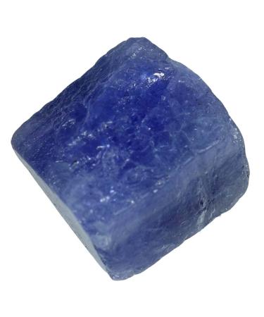 The Sterling 27.40 Cts Natural Raw Tanzanite Stone Rough Crystals for Jewelry Making Wire Wrapping Chakra Healing Birthstone Loose Gemstone Supply Purple Gem DIY Jewelry Crystals Gift Stone Worry Stone Therapy Stone Yoga Stone mediation stone Healing Ston