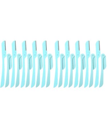 Frcolor 20 pieces peeling razor eyebrow razor devices razor for portable distant face-up trimmer cheek tool bikini razor lips trimmer facial shape 14.5x1.3cmx2pcs Gr nx2st
