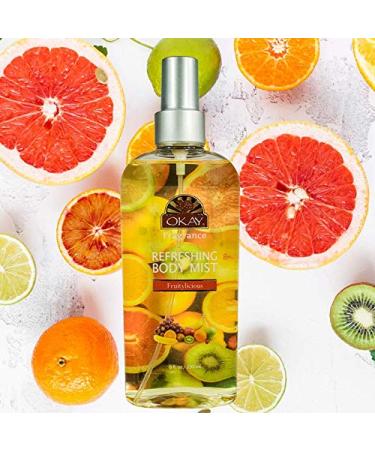 OKAY FRUITYLICIOUS REFRESHING BODY MIST 8oz / 237ml - Buy Online on GoSupps.com