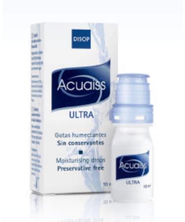 Acuaiss Ultra Preservative-free Tear Containing Hyaluronic Acid. Moisturizing Ophthalmic Drops 10 ml