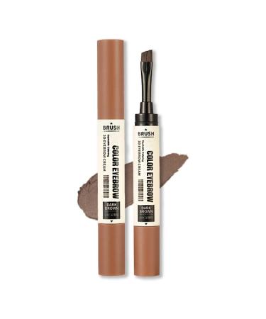 Sentechx Shaping Long Lasting Color DualEnded Eyebrow Tint Cream Natural Long Lasting Eyebrow Cream Waterproof Multifunctional Eyebrow Cream Dark Coffee Dark Coffee