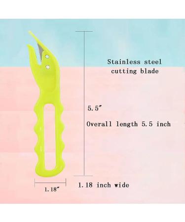 Elastic Hair Tie Cutter for Kids - 3Pcs Hair Rubber Band Remover Tool for Toddler Girls + 50Pcs Colorful Mini Clear Hair Ties - Buy Online on GoSupps.com