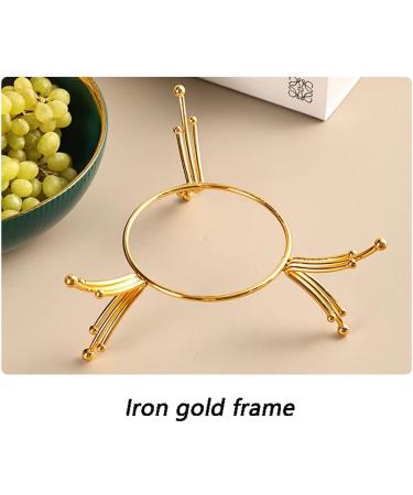 Fruit Basket Bowl Fruit Basket Ceramic Fruit Bowl Creative Minimalist Fruit Dish W/Metal Stand Decorative Dessert Snack Display for Kitchen Counter Bread Snacks (Color : A) - Buy Online on GoSupps.com