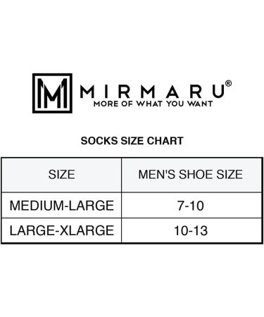 MIRMARU Men's 5 Pairs Outdoor Sports Hiking Crew Socks - Black, Charcoal, Olive - Large-X-Large - Buy Online on GoSupps.com