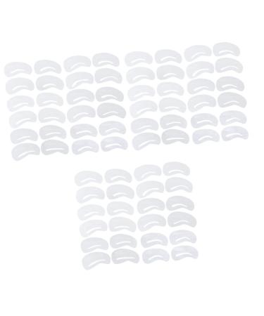 FOMIYES 72 Pcs 6 Sets Eyebrow Templates Stencils Eyebrow Template Stencils Eyebrow Card Sticker Cosmetic