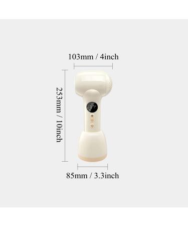 Professional Travel Hair Dryer Cordless Hair Dryer with LED Screen Cold/Hot Air 10000mAh Rechargeable Blow Dryer for Woman Men Kids - Buy Online on GoSupps.com