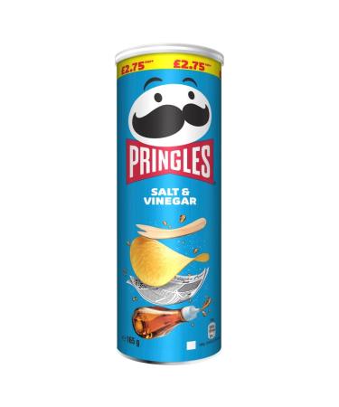 Pringle Crisps Salt & Vinegar Flavour 6 x 165g PMP