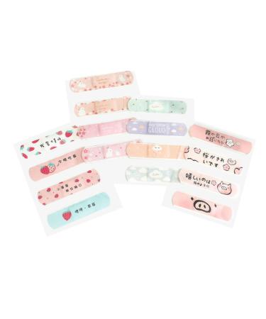4 Adhesive Bandages Dressing Pads Hemostasis Bandages Breathable Adhesive Tape Adhesive Plaster Water Resistant Hemostasis Set Cartoon