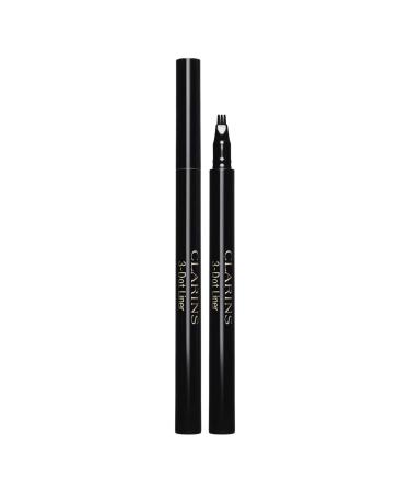 Clarins 3-Dot Liquid Eyeliner | 3-Prong Tip Defines Eyes and Accentuates Lashes With Precision Control | Mistake-Proof | Dot-By-Dot Application | Intense Black Color Pay-Off | Long-Lasting | 0.02 Oz