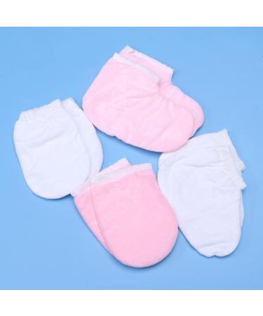 Ipetboom 4 Pairs Wax Bath Mittens Hand Treatment Paraffin Wax Bath Mitts Paraffin Wax Mitts and Booties Paraffin Wax Warmer for Hands and Feet Beautiful Feet Insulation M As Shown - Buy Online on GoSupps.com