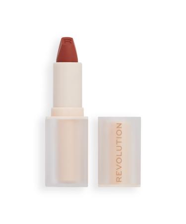 Makeup Revolution Lip Allure Soft Satin Lipstick Satin-luxe Finish All-Day Wear Rebel Rust
