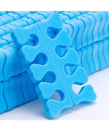 100 Pieces Blue Toe Separator & Nail Art Spacer - Soft Pedicure Tool for Manicure & Gel Painting - Buy Online on GoSupps.com