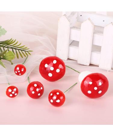 TOYANDONA 20pcs Mushroom Cake Toppers Mushroom Cake Picks Cupcake Toppers Birthday Cake Toppers Baby Cakes Mushroom Foams Topper Cute Woodland Theme Baby Shower Decorations Baby Cake Decor Red-2.5cm - Buy Online on GoSupps.com