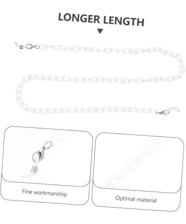 Shop Trendy Combined Face Mask Glasses - Korean Sunglasses with Lanyard & Acrylic Necklace - Stylish Double Purpose Masking Chain - Buy Online on GoSupps.com