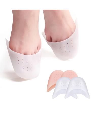 Toe Sleeves Toe Cushions for Pain Relief  Upgrade Breathable Gel Toe Covers for High Heel  Ballet  Point Shoes  Toe Protectors for Women & Men (2Pairs)