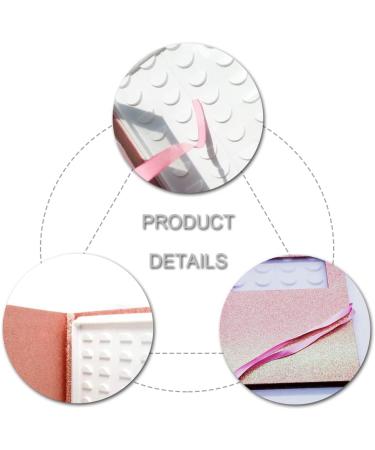 Eyelashes Storage Book Glitter Paper False Eyelashes Storage Container Salon Lashes Holder for Travel Storing False Eyelashes - Buy Online on GoSupps.com