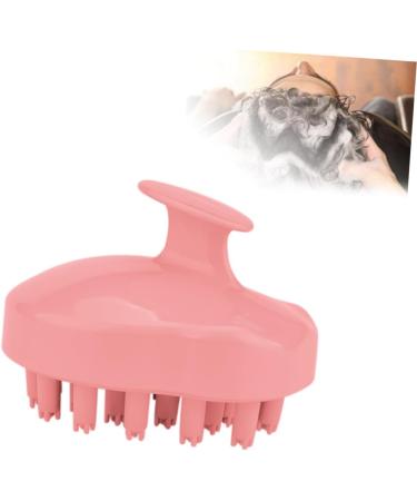 Fomiyes Silicone Scalp Massage Brush - Head Cleaning Tool for At-Home Massage 9.5x7cm Pink - Buy Online on GoSupps.com