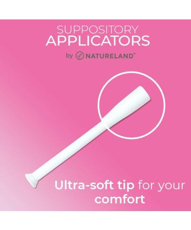 Natureland Vaginal Suppository with Applicators - 50 Units | Boric Acid pH Balance Tablets - 40 Units | Soft Tip Auxiliary Tool - 10 Units | Designed in USA - Buy Online on GoSupps.com