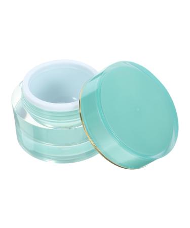 Healeved Cosmetic Bottle Refillable Cream Jar Wide Mouth Cream Jar Cream Jars with Lids Empty Cream Containers Wide Mouth Cream Container Small Cream Jar Acrylic Cream Bottle Travel Round