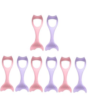 MAGICLULU 8 Pcs Mascara Brush Eyeliner Pencil Lashes Tool Eyeliner Stencils for Women Miss Make up Auxiliary