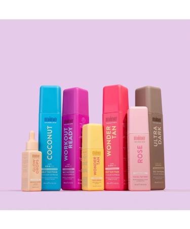 MineTan Clear Self Tanning Gel | Super Dark Invisible Tan Gel - Best Transfer Free Sunless Tanner Hydrating Quick Apply For a Dark Bronze Skin Finish Face & Body 8 Fl Oz - Buy Online on GoSupps.com