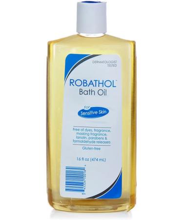 RoBathol Bath Oil Sensitive Skin 16 oz - Pack of 6 | Soothing and Nourishing Formula - Buy Online on GoSupps.com