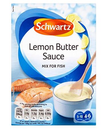 Schwartz Lemon Butter Sauce Mix for Fish 38g (Pack of 2)
