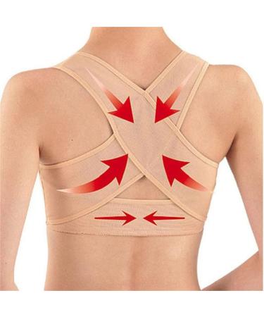 ZUIAI Women Chest Posture Corrector Belt Body Shaper Corset Vest Back Shoulder Support Brace Correction(B XL) X-Large B - Buy Online on GoSupps.com