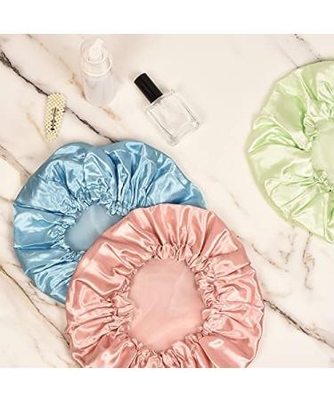 SMILCO Shower Cap 4 Pack for Women - Double Waterproof Layers, Reusable EVA Hair Caps for Hair Protection - Buy Online on GoSupps.com