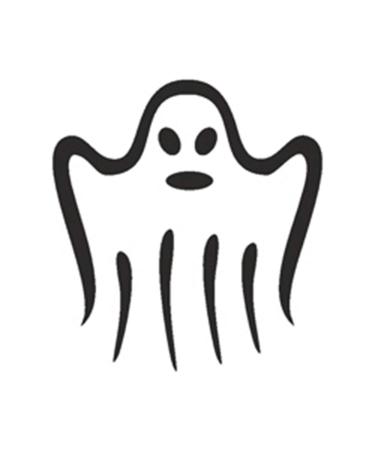 Eulenspiegel 106549 - Self-adhesive stencil - Ghost