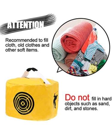 TuhooMall Golf Impact Power Smash Bag | Swing Training Aid for Powerful Hitting | Waterproof & Durable - Yellow - Buy Online on GoSupps.com