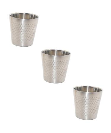 Magiclulu 3 STK Razor Shell Razor -soap cup birthday of the men's bubbling vessels shave shaving soap holder shaving butter for men rustproof stainless steel 304 man mix stirring bowl silverx3stk 7.1x7cmx3pcs