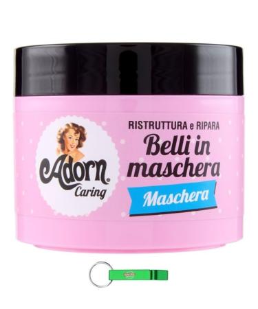Adorn Maschera Ristrutturante e Riparatrice Lot de 12 masques capillaires Effet restructurant et r parateur 300 ml + porte-cl s Beni Culinari
