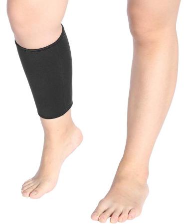 Buy Wading Support Legs Compression Calf Bandage for Men & Women - Relief for Shin Calf Pain Strain & Swelling - Warm Black - Buy Online on GoSupps.com