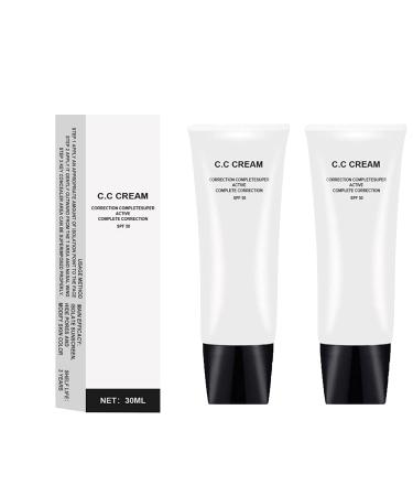 Wsrchh Skin Tone Adjusting CC Cream SPF 50, CC Cream Self Adjusting for Mature Skin, Natural Color CC Cream