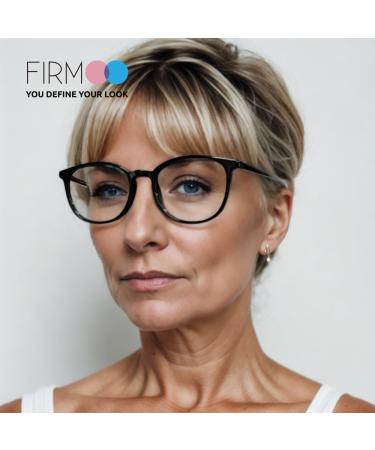 Firmoo Prescription Reading Glasses 1.0 - Blue Light Blocking TR90 Black Glare-Free for Men & Women - Optimal Screen Comfort - Buy Online on GoSupps.com