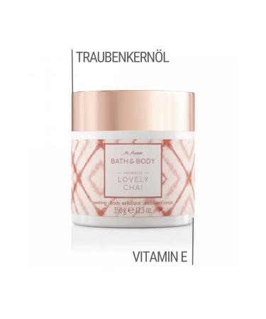 M. Asam Bath & Body Lovely Chai Peeling (350g) - Gently Exfoliates Smooths Skin & Delivers Aromatic Chai-Vanilla Fragrance | Vegan & Suitable for All Skin Types - Buy Online on GoSupps.com