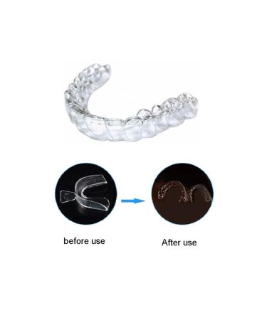 8PCS Transparent Silicone Thermoform Dental Mouth Guard Teeth Whitening Trays - Oral Care Tool for Hygiene & Bleaching - Buy Online on GoSupps.com
