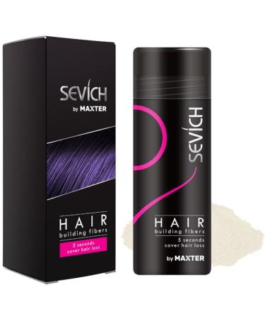 Scatter hair for hair compression - bulk hair to hide the hair of hair immediately - hair powder 100% natural cotton for men and women (white 25g)