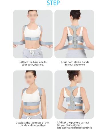 DFHBFG Adjustable Back Brace Support Belt - Posture Corrector for Lumbar & Shoulder | Improve Posture with Comfort - Buy Online on GoSupps.com