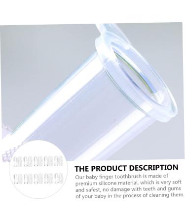 Healvian Silicone Fingerbrush & Thumb Toothbrush for Babies | 1 Pack of 2 | Safe Baby Massage & Pet Care Toys - Buy Online on GoSupps.com