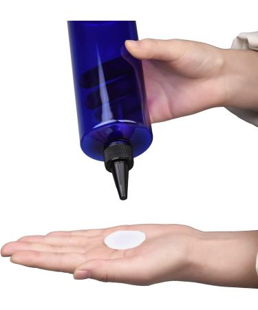 2 Pieces 500ml Hair Color Squeeze Bottles with Twist Top Cap - Refillable and Applicator for Salon or Home Use - Buy Online on GoSupps.com