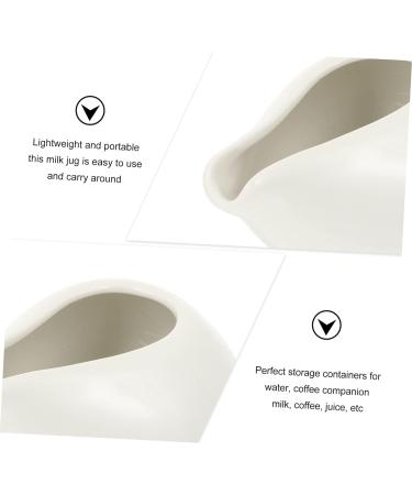 Alipis Handleless Juice Bucket Ceramic Sauce Cups Sauce Boats Mini Gravy Boat Useful Syrup Pitcher Sauce Boat Dish Jug Soy Creami Ceramic Gravy Boat Aldult Ceramics Japanese Food White - Buy Online on GoSupps.com