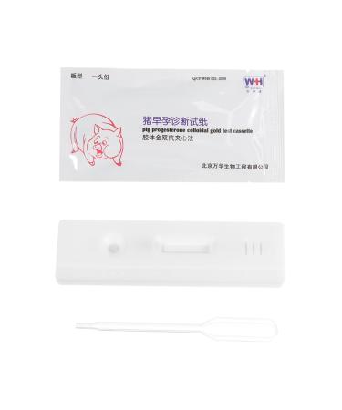 Minkissy 2st pregnant tester Farm test tool Tools for pregnancy tests in animals pregnancy test pregnancy test agricultural care animal test paper sow white 1 piece (1 Pack)