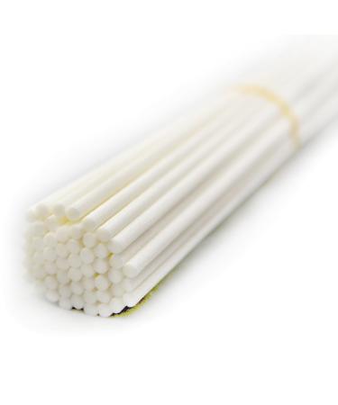 50 pieces diameter 4 mm fiber reed diffuser replacement sticks for aroma fragrance (white 30 cm x 4 mm) 30 cm x 4 mm white