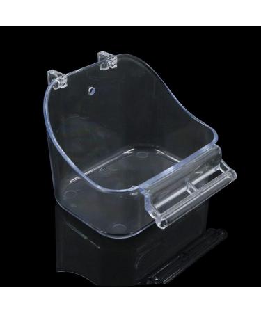 Parrot Bath Box Bird Cage - 1 Piece Parakeet Caged Accessory Supplies Bathing Tub Bath for Most Birdcage Pet Parrot Budgie Parakeet Lovebird Cockatiel Cage Water Shower Transparent - Buy Online on GoSupps.com