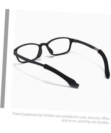 Uonlytech 2pcs Glasses Leg Protection - Anti-Slip Cover for Metal Glasses - Durable Elastane Accessory (5.5x0.7cm) - International Shipping Available - Buy Online on GoSupps.com