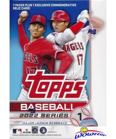 2022 Topps Series 1 Baseball Blaster Box | 98 Cards & Jersey Numbers Medallion Relic | Autos, Relics, Parallels, Wander Franco RC & Autos - Buy Online on GoSupps.com