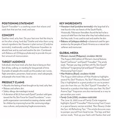 Nu Skin Epoch Firewalker Foot Cream - Soothing and Nourishing Formula - Buy Online on GoSupps.com