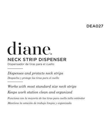 Diane Neck Strip Dispenser | Salon & Barber Shop Container | Black DEA027 - Buy Online on GoSupps.com